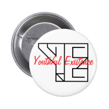 Youthful Existence basic logo pin
