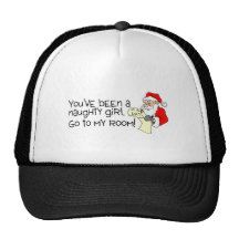 Youve Been A Naughty Girl Go To My Room Mesh Hats