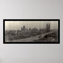 Ypres Belgium WWI Photo 1919 Poster