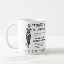 Ypsilanti Underwear Union Suits Coffee Mug
