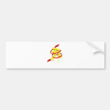 Yuan exchange rate concept bumper stickers