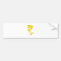 Yuan key lock concept bumper sticker