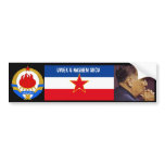 yuga, 500px-Coat_of_Arms_of_SFR_Yugoslavia_svg,... Bumper Stickers
