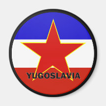 Yugoslavia Roundel quality Flag Fridge Magnet
