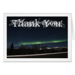 Yukon Aurora Borealis; Thank You Greeting Cards
