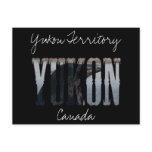 Yukon Raven Stencil Postcard