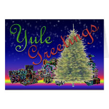 Yule Greetings Cards