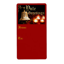 Yule Greetings - Shipping Label #1