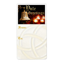 Yule Greetings - Shipping Label #1
