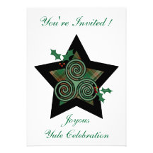 Yule - Joyous Yule Invitation