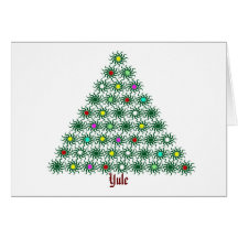 Yule - Sun Tree Greeting Card