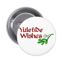 Yuletide Greetings Button