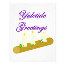 Yuletide Greetings Invitations