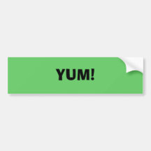 YUM! BUMPER STICKER