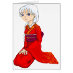 Yumes Red Kimono Card