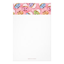 Yummy Cupcakes and Kisses Stationery