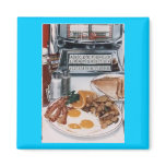 Yummy Diner Food Magnet