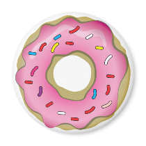 Yummy Doughnut with Icing and Sprinkles