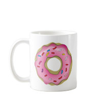 Yummy Doughnut with Icing and Sprinkles Mug