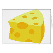 Yummy Food - Cheese Greeting Card