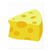 Yummy Food - Cheese Postcards