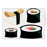 Yummy Food - Sushi Card