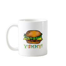 Yummy Hamburger Mugs