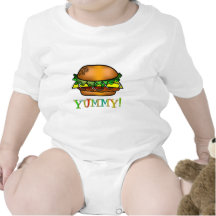 Yummy Hamburger Tee Shirts