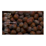 Yummy Hazelnuts Business Card Templates