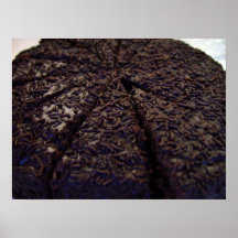 yummy Mud cake with chocolate sprinkles Poster