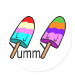 Yummy Popsicle Sticker