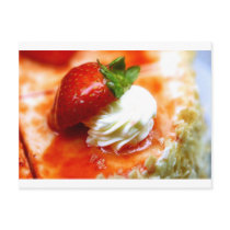 Yummy Strawberry Post Cards