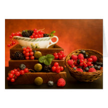 YUMMY STUFF GREETING CARDS