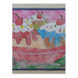 Yummy Sundae Post Card