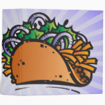 yummy taco notebook 3 ring binders