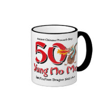 Yung No Mo 50th Birthday Mugs