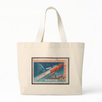 Yuri Gagarin Vostok 1 is 1st Man in Space Tote Bags