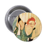 Yvette Guilbert, Henri de Toulouse-Lautrec Pinback Buttons