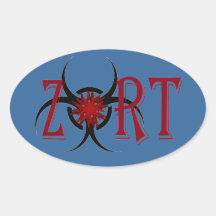 Z.O.R.T. Autocollant ovale