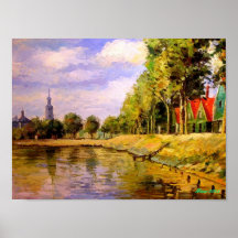 Zaamdam - Holland -Monet Reproduction Print