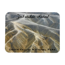 Zabriskie Point in beauty Death Valley Nat'l Park Magnet