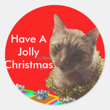 Zack The Xmas Cat Sticker