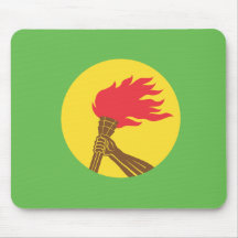 Zaire Flag Mouse Pad