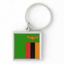 Zambia Flag Keychain keychains