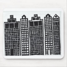 Zan dans la ville Mousepad Tapis De Souris