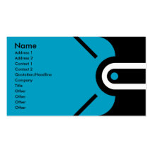 Zander - Blue Business Cards