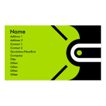 Zander - Green Business Card