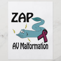ZAP AV Malformation Flyer Design