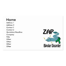 ZAP Bipolar Disorder Business Card Template