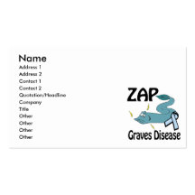 ZAP Graves Disease Business Card Templates